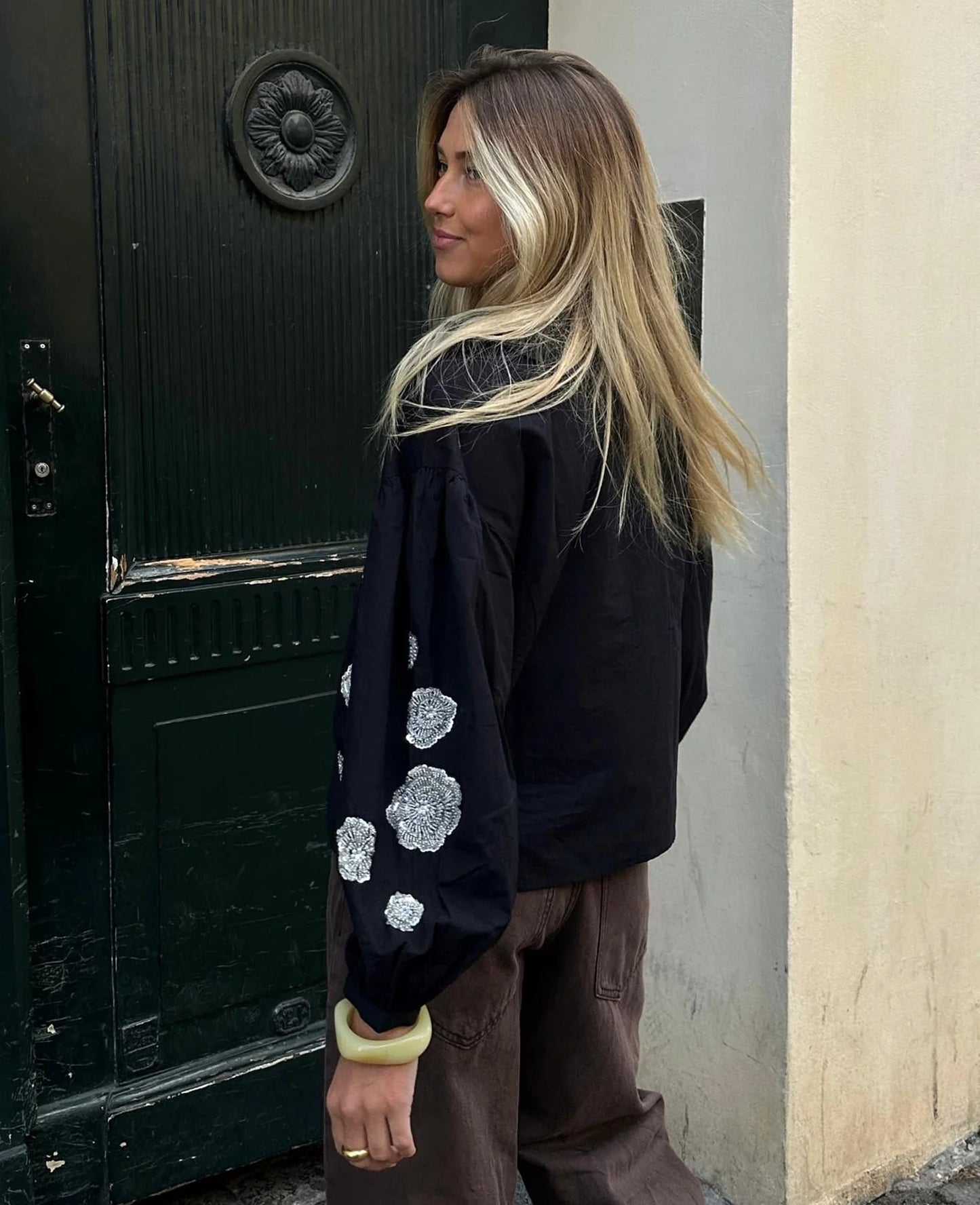 MILDRED SHIRT - BLACK