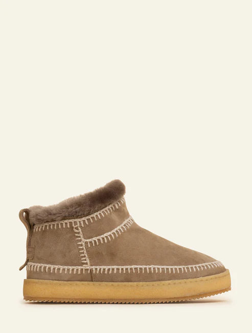 NYUKI LOW CROCKET OTTER SUEDE - NATURAL