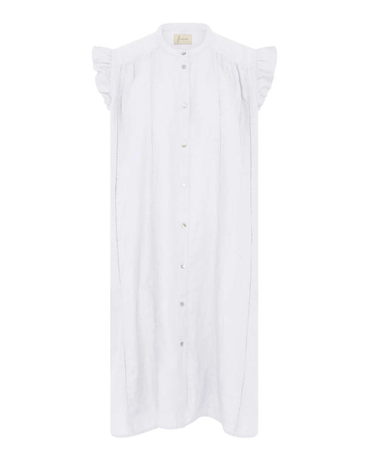 NAPOLI KJOLE 100% HØR - BRIGHT WHITE