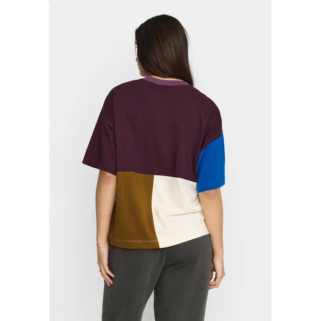 OVERSIZE T-SHIRT -11207 BURGUNDY