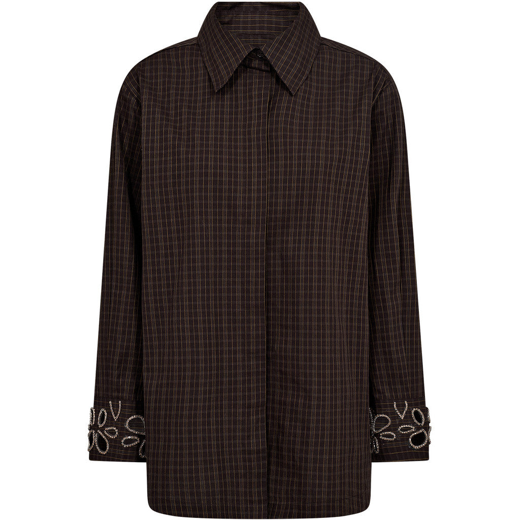 PD-DELILAH CHECK SHIRT - MIDNIGHT
