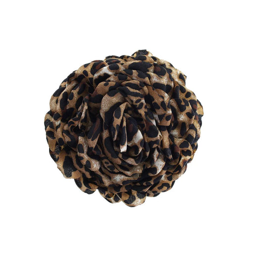 DAISY HÅRKLEMME STOR - LEOPARD PRINT