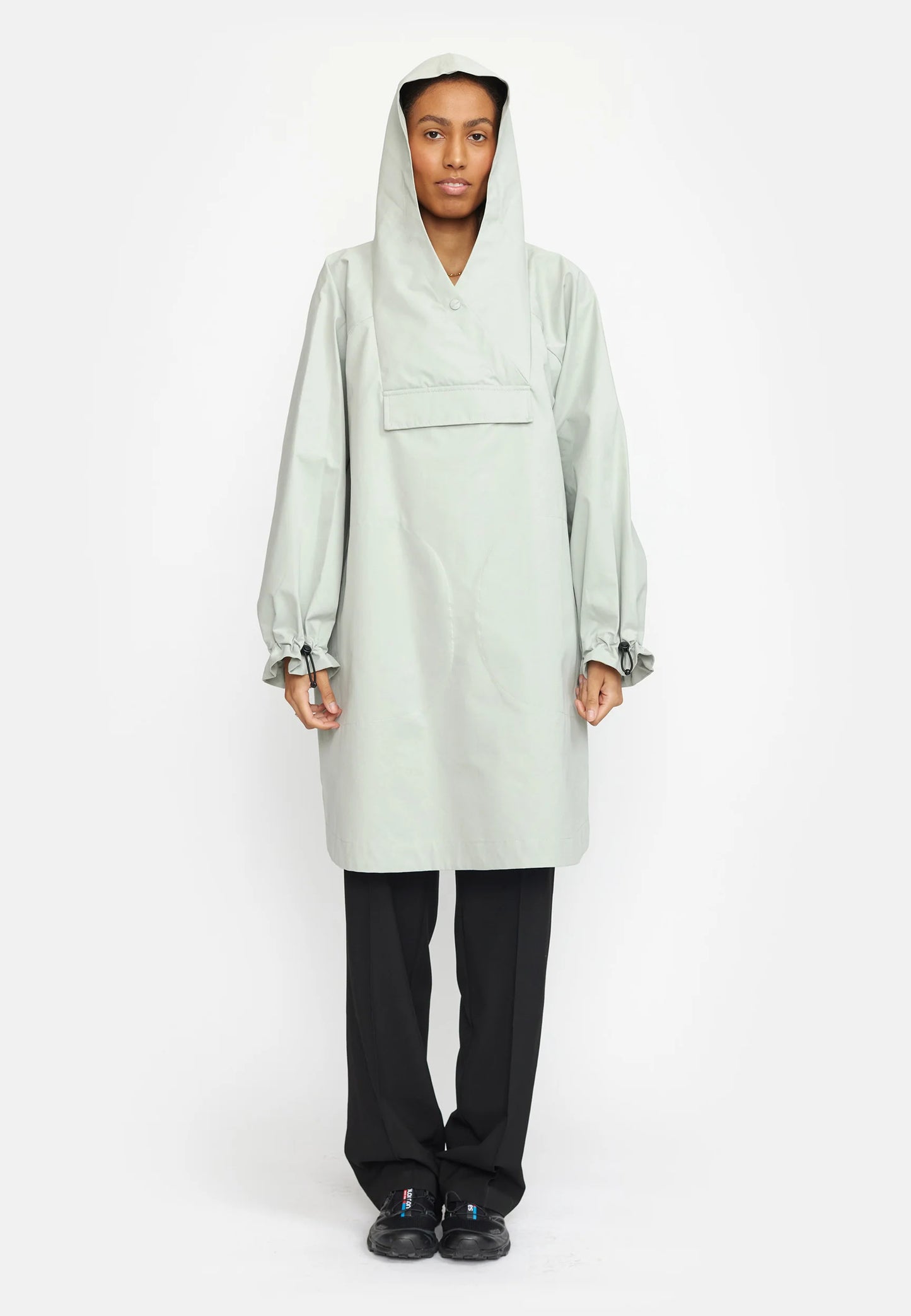PONCHO -PALE MINT