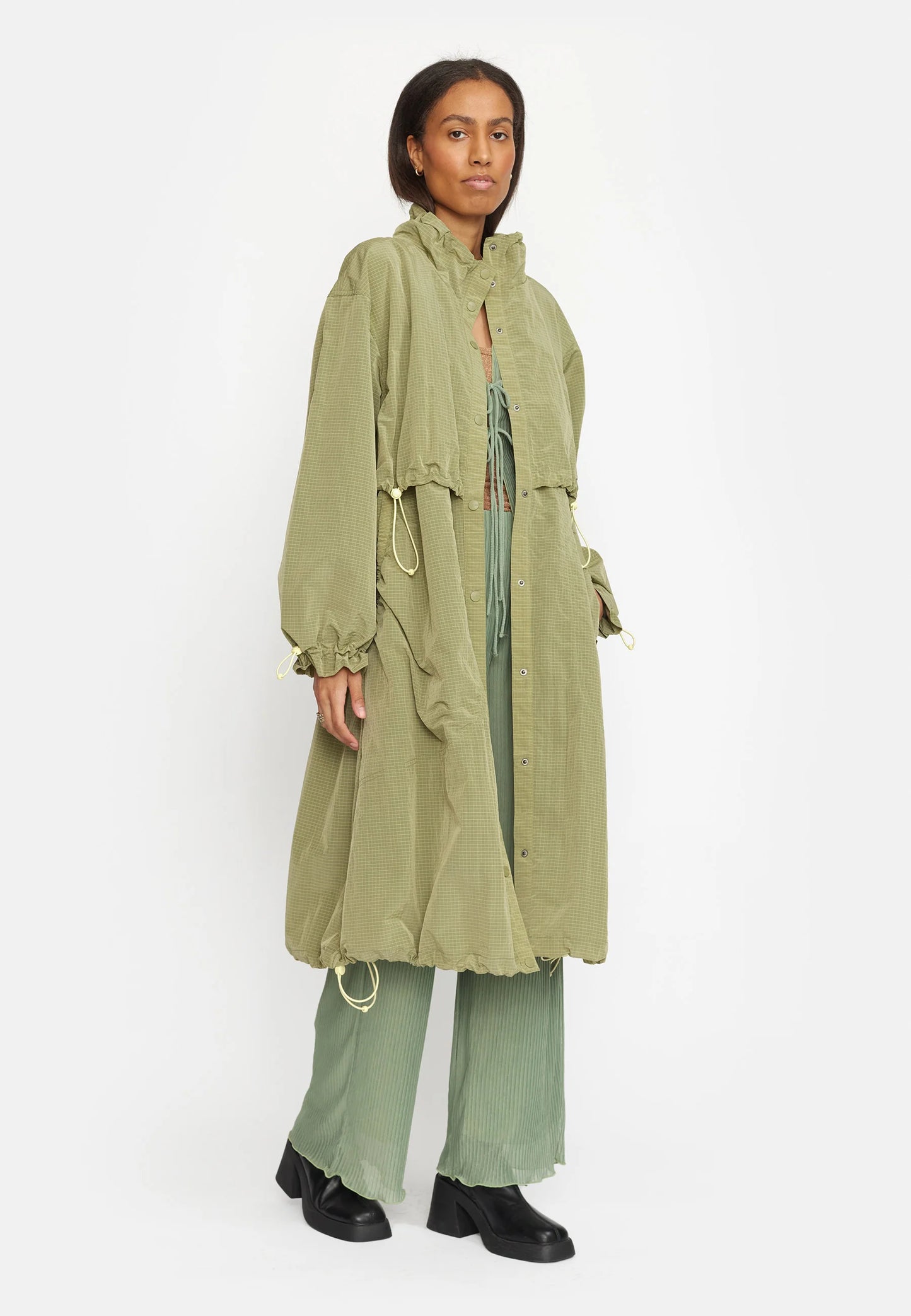 RIPSTOP PARACHUTE COAT / 77332 - LIGHT ARMY