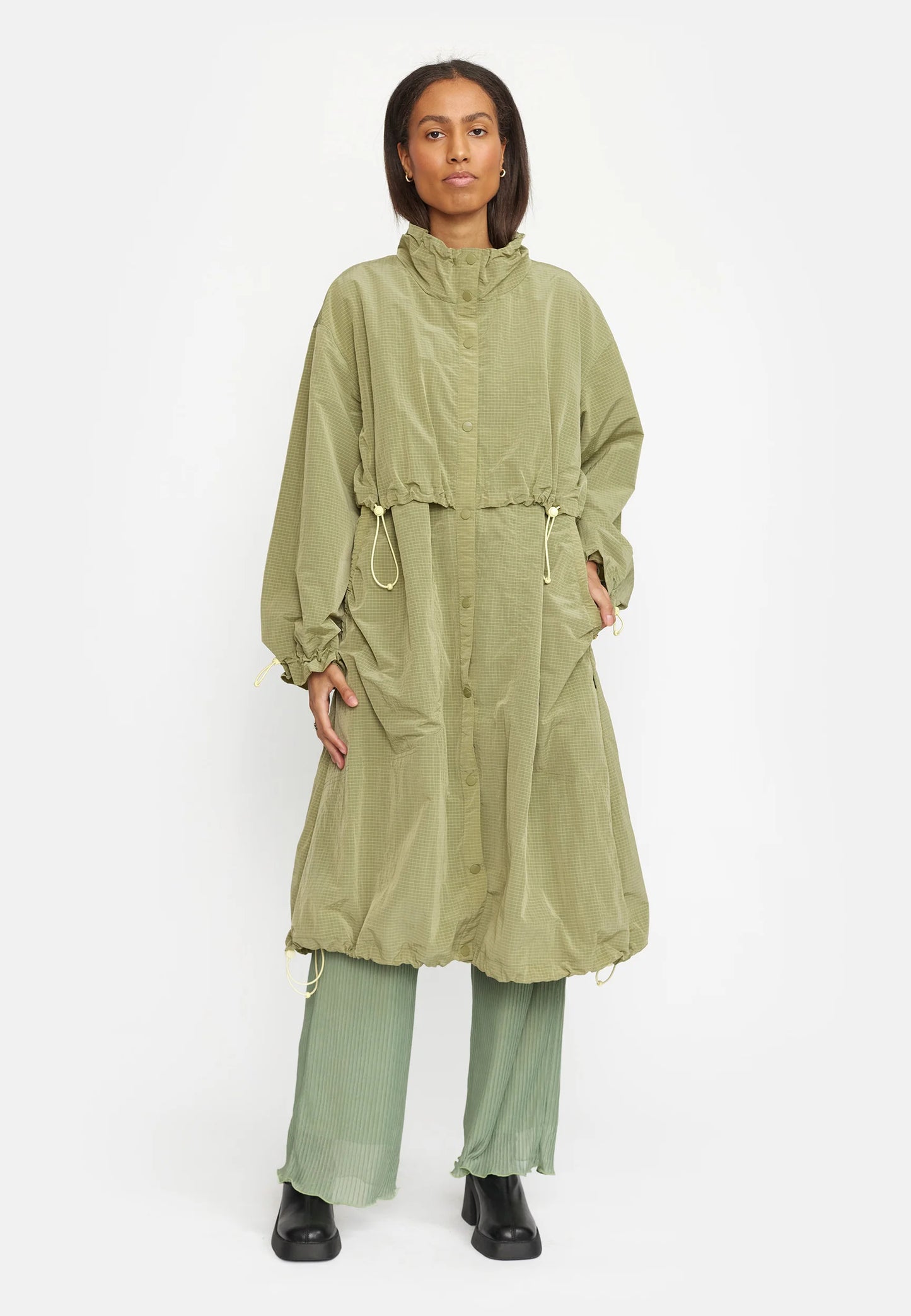 RIPSTOP PARACHUTE COAT / 77332 - LIGHT ARMY
