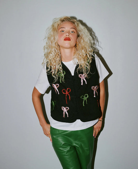 RITA VEST - BLACK