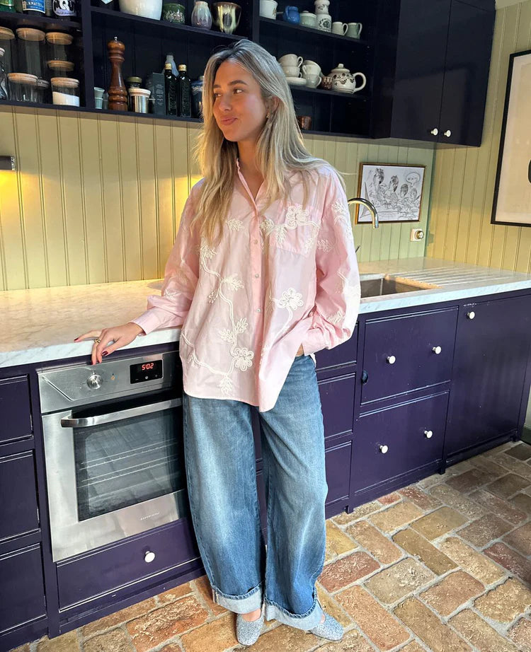ROSE SHIRT -SOFT ROSE