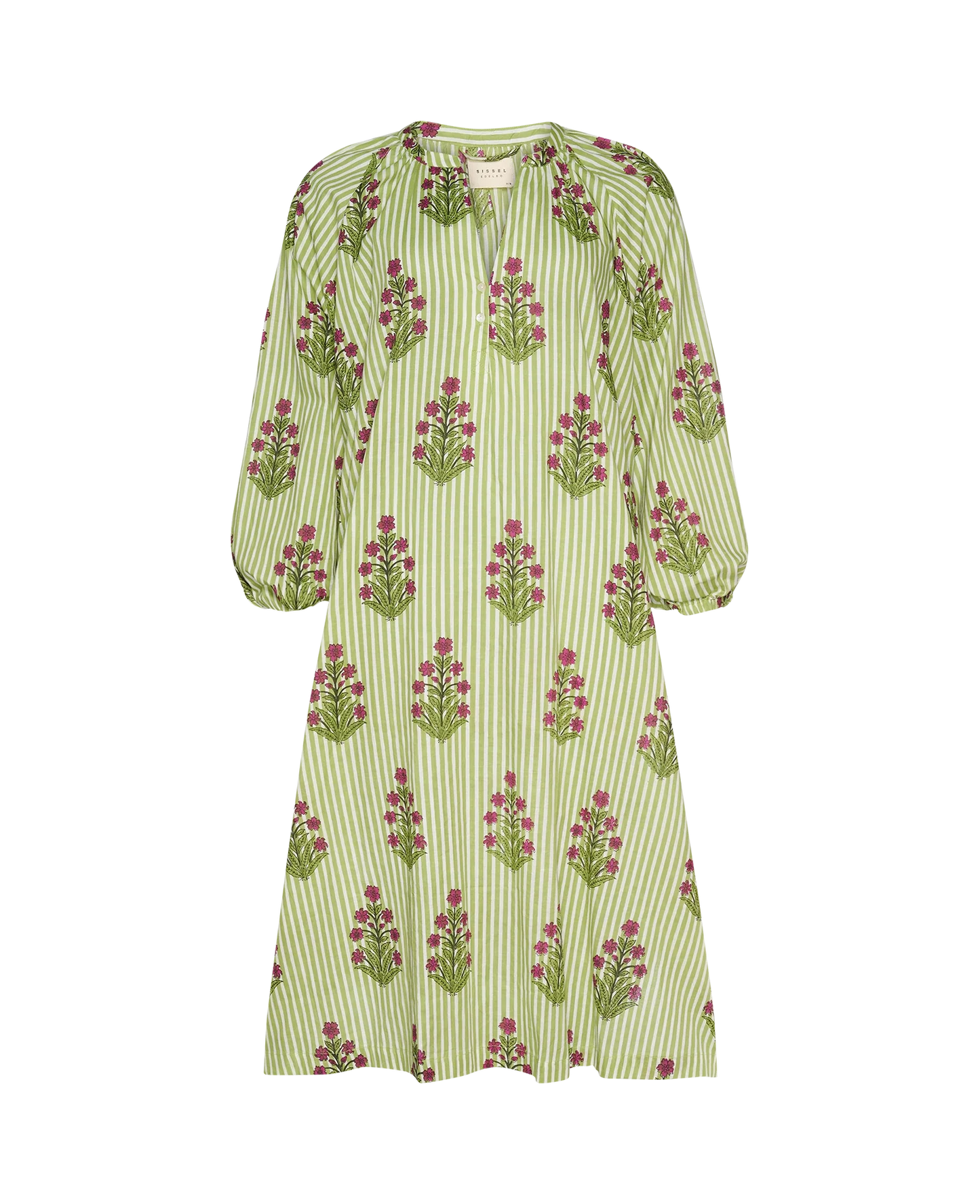 LARA DRESS -  POETIC GREEN