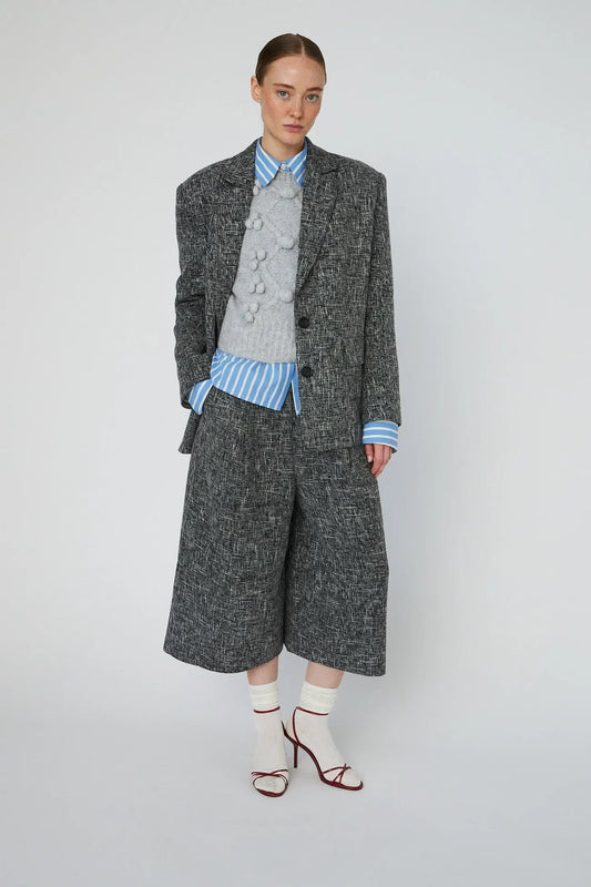SALT AND PEBBER OVERSIZED BLAZER - FLINTSTONE
