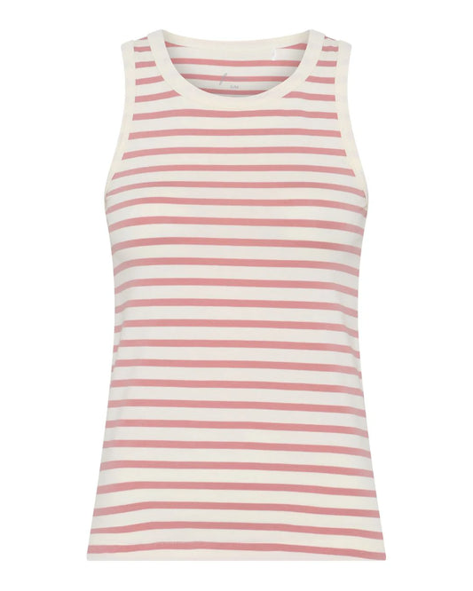 SAN DIEGO TANK TOP - CAMEO BROWN STRIPE