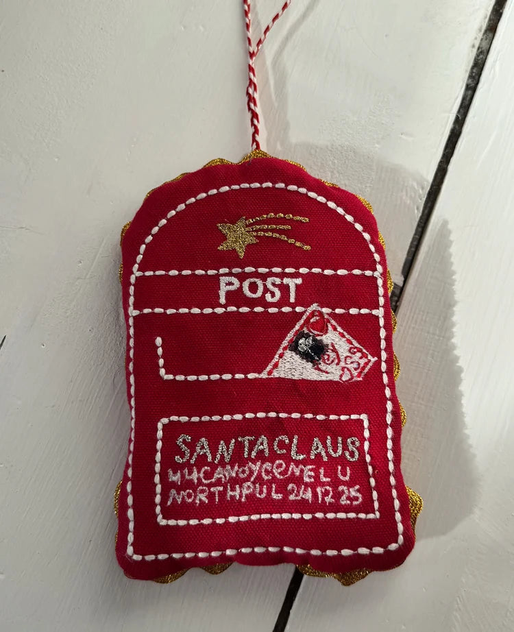 SANTA S MAILBOX ORNAMENT