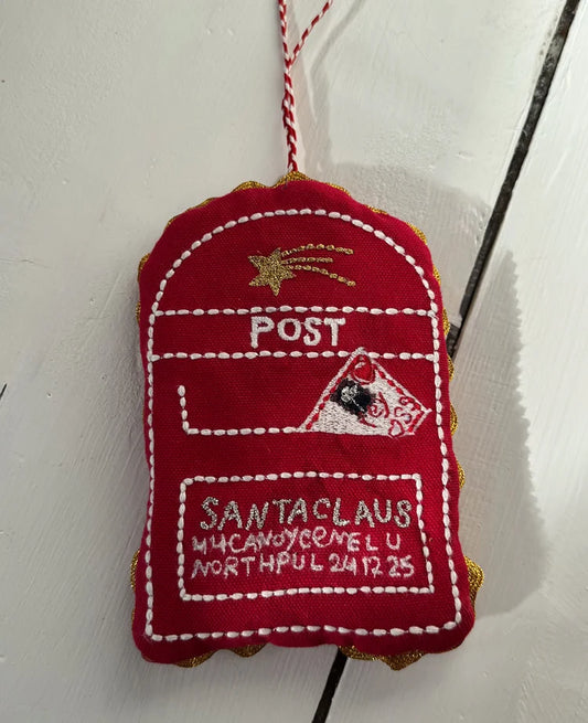 SANTA S MAILBOX ORNAMENT