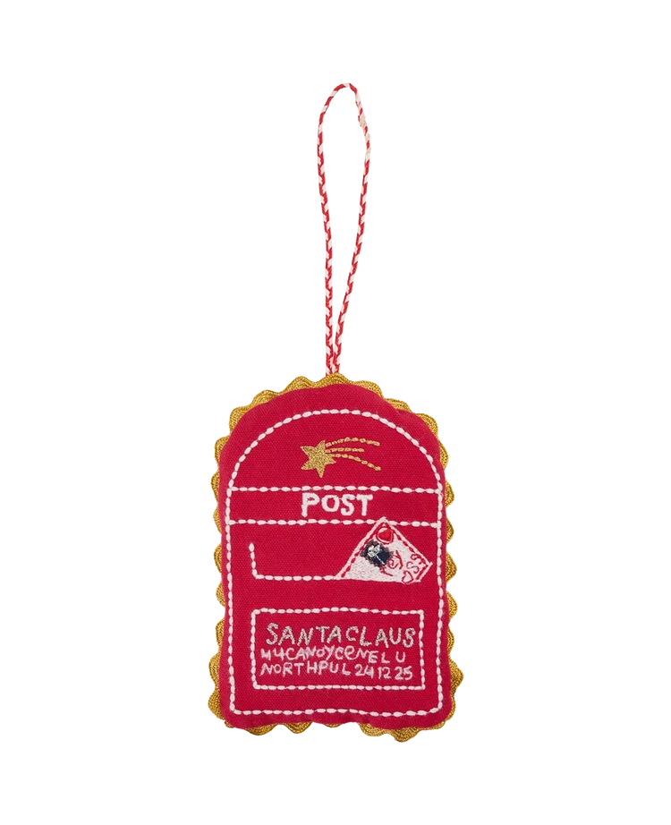 SANTA S MAILBOX ORNAMENT