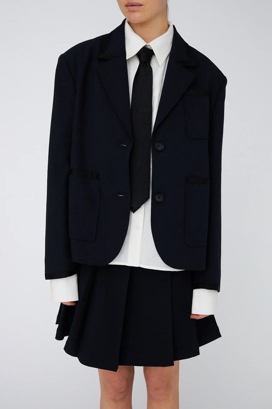 SCHOOL CLASS INSPIRED BLAZER - NAVY