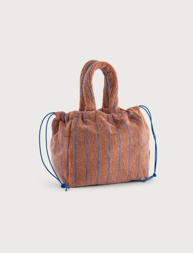 NARAM HANDBAG SMALL - CAMEL & ULTRAMARINE