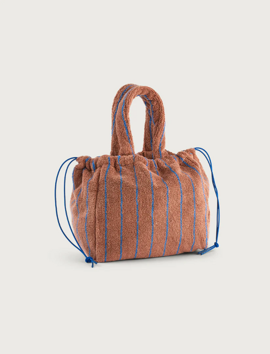 NARAM HANDBAG SMALL - CAMEL & ULTRAMARINE