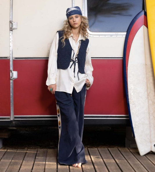 CEYLON QUILTED GILET - VEST