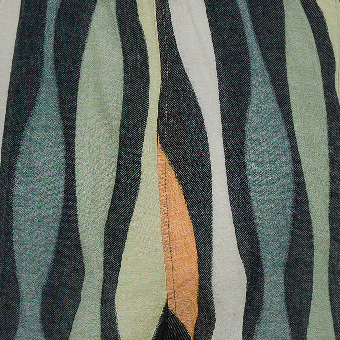 PANTS JACQUARD - KHAKI/TABAC