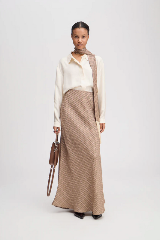 BARDOT SKIRT - MOCCA