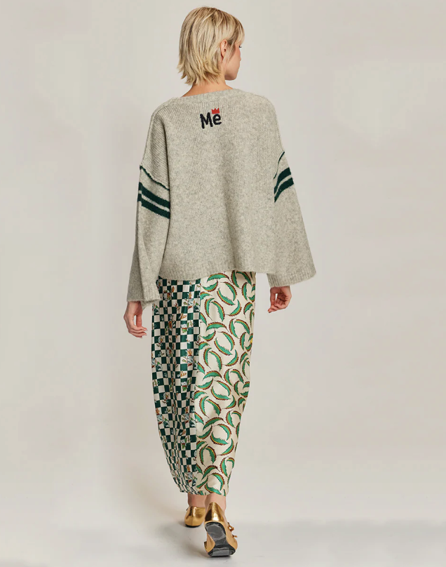 LAUREL SPORTY JADE SWEATER