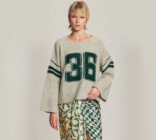 LAUREL SPORTY JADE SWEATER