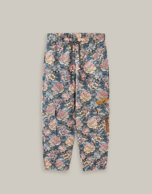 RILEY JACQUARD JOGGERS PANTS - BLUE