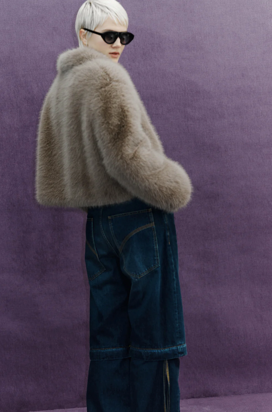 FAUX FUR FRAKKE - H5WW09