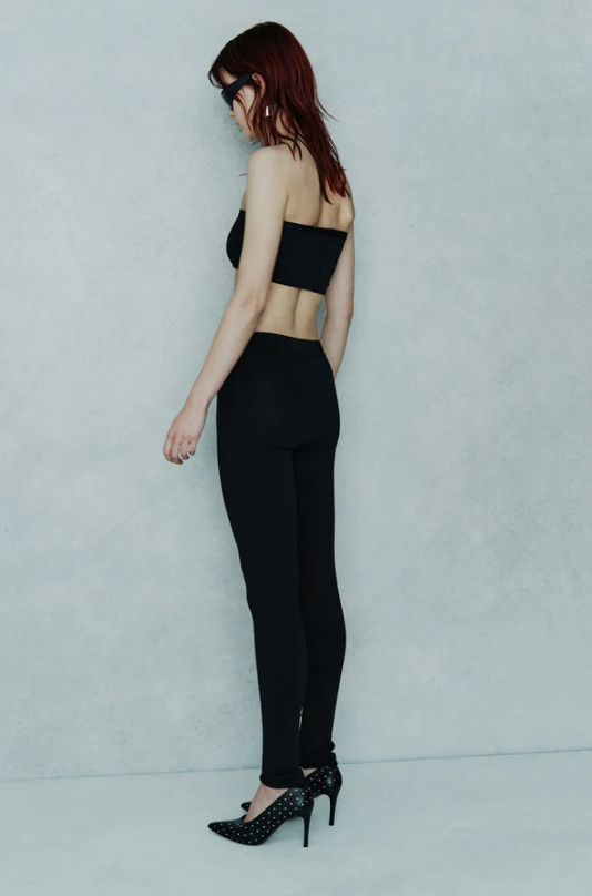 GLIMMER LAMÉ LEGGINGS - W5HH5WA30