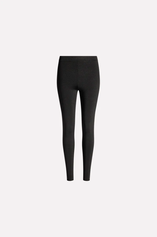 GLIMMER LAMÉ LEGGINGS - W5HH5WA30