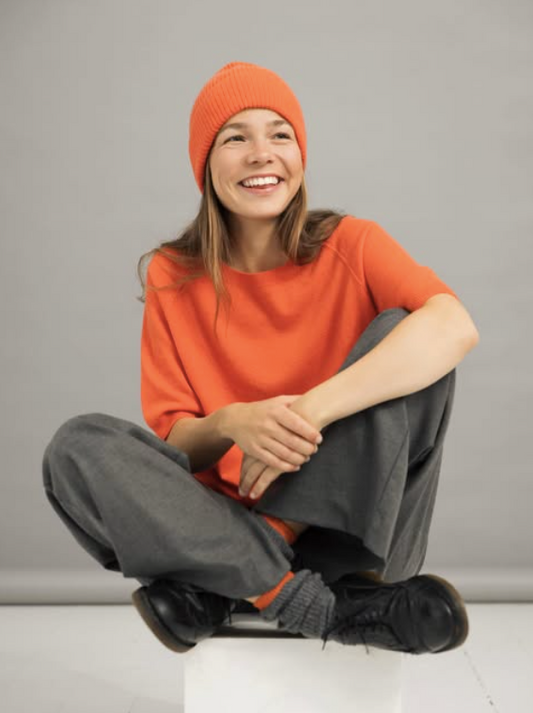 KLASSISK CREW NECK - FLAME