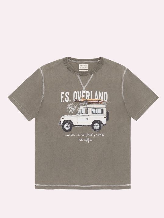 OVERLAND T-SHIRT - SLATE GREEN