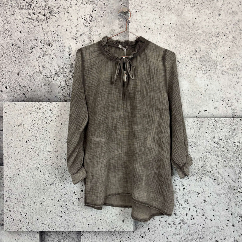 VIBO BLUSE - 1562 FANGO