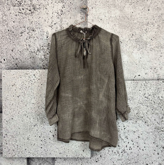 VIBO BLUSE - 1562 FANGO