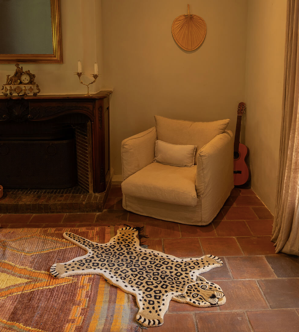 LOONY LEOPARD RUG - LARGE