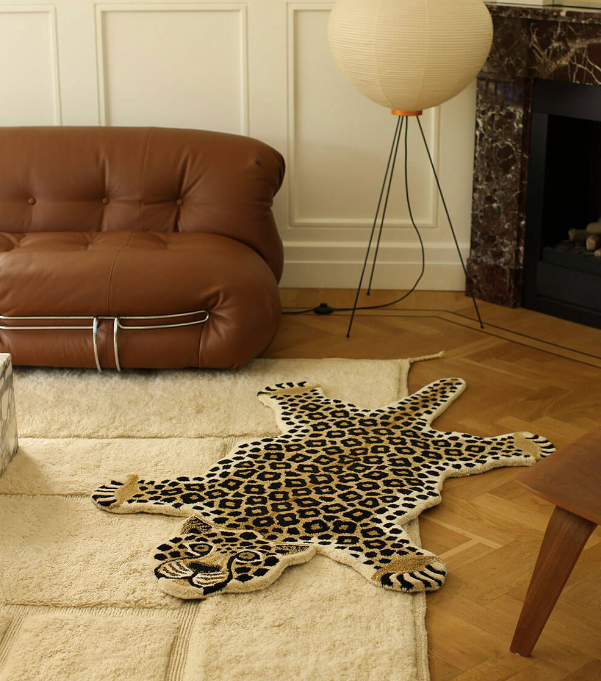 LOONY LEOPARD RUG - LARGE