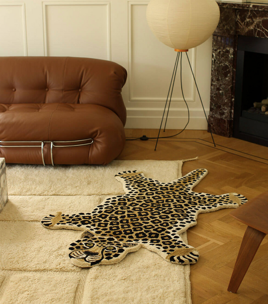 LOONY LEOPARD RUG - LARGE