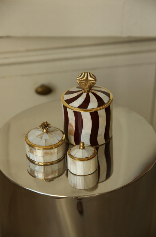 MAISIE CIRCUS BOX - MEDIUM - PEARLY