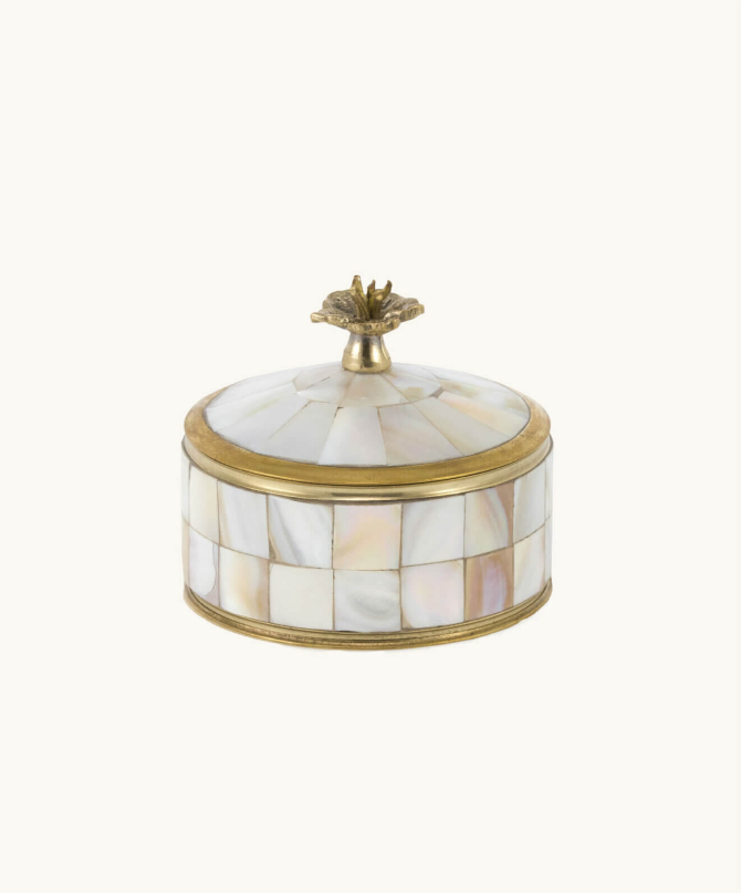 MAISIE CIRCUS BOX - MEDIUM - PEARLY