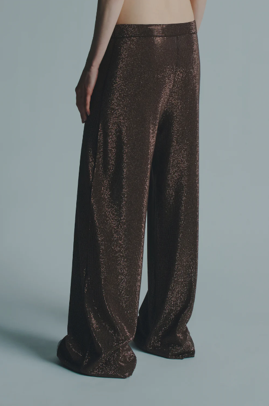 MICRO BEADED TROUSERS - H6SP12