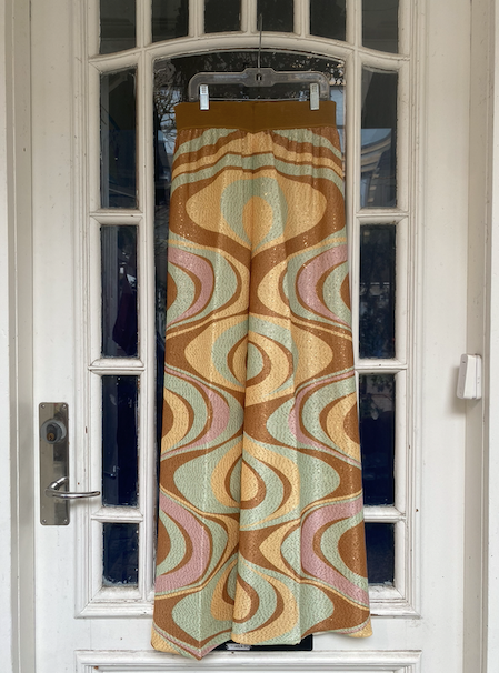 PAILLET STRIKKET BUKSER - H6SK05 - MULTICOLOUR