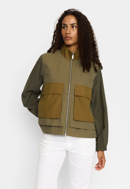 BLOCK JACKET - 77351 - ARMY