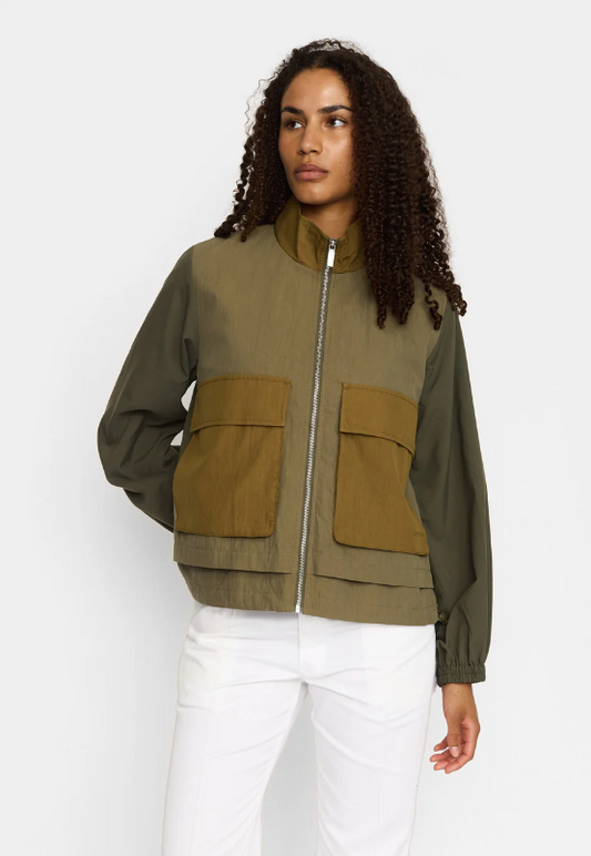 BLOCK JACKET - 77351 - ARMY