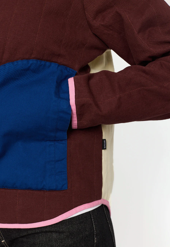 QUILTED JACKET - 77361 - BURGUNDY