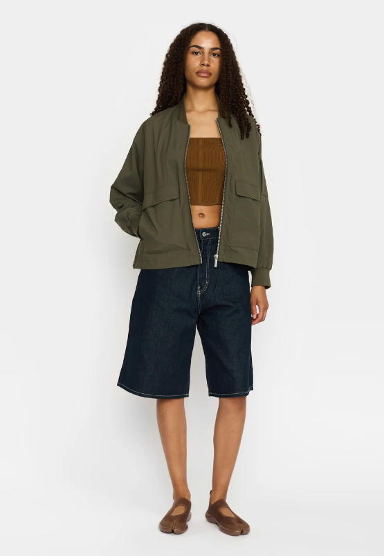 BOMBER JACKET - 77352 - DARK ARMY