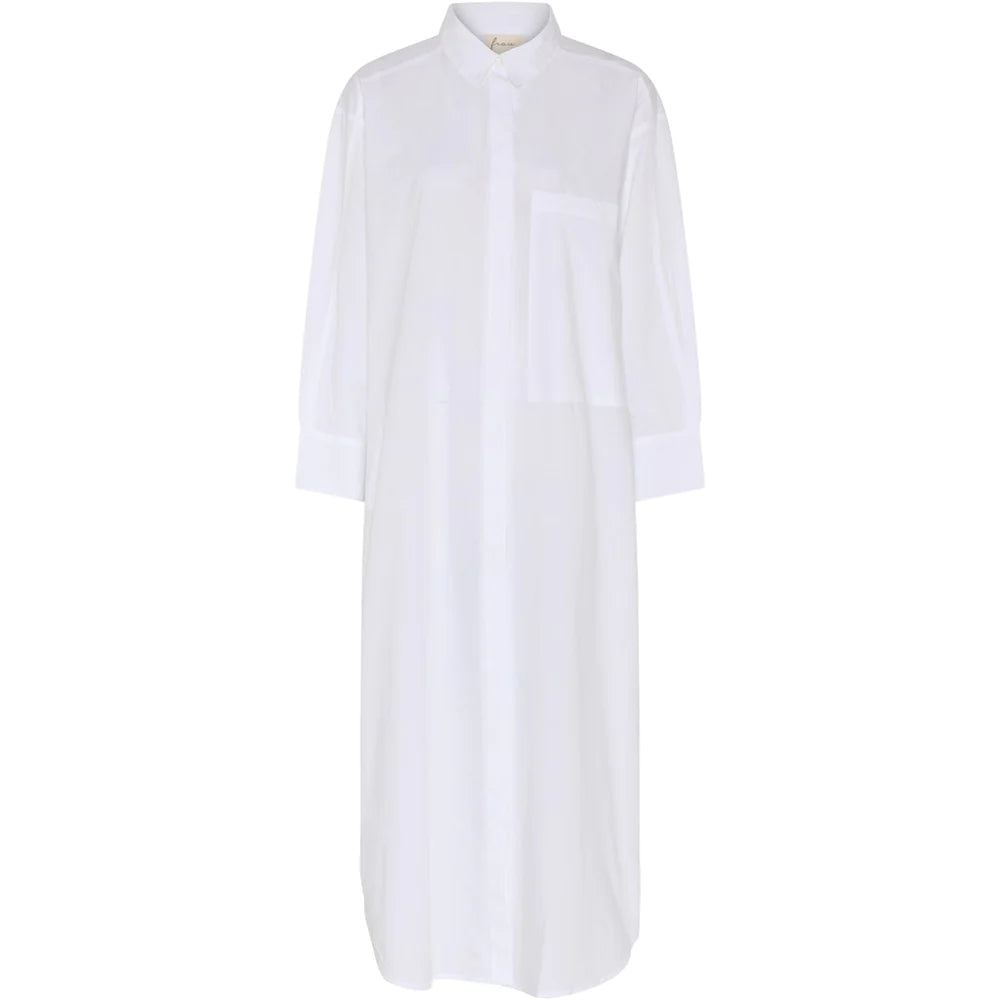LYON LONG DRESS - BRIGHT WHITE