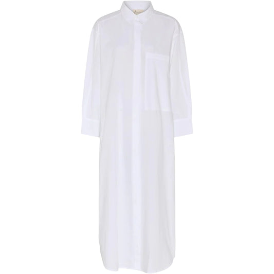 LYON LONG DRESS - BRIGHT WHITE