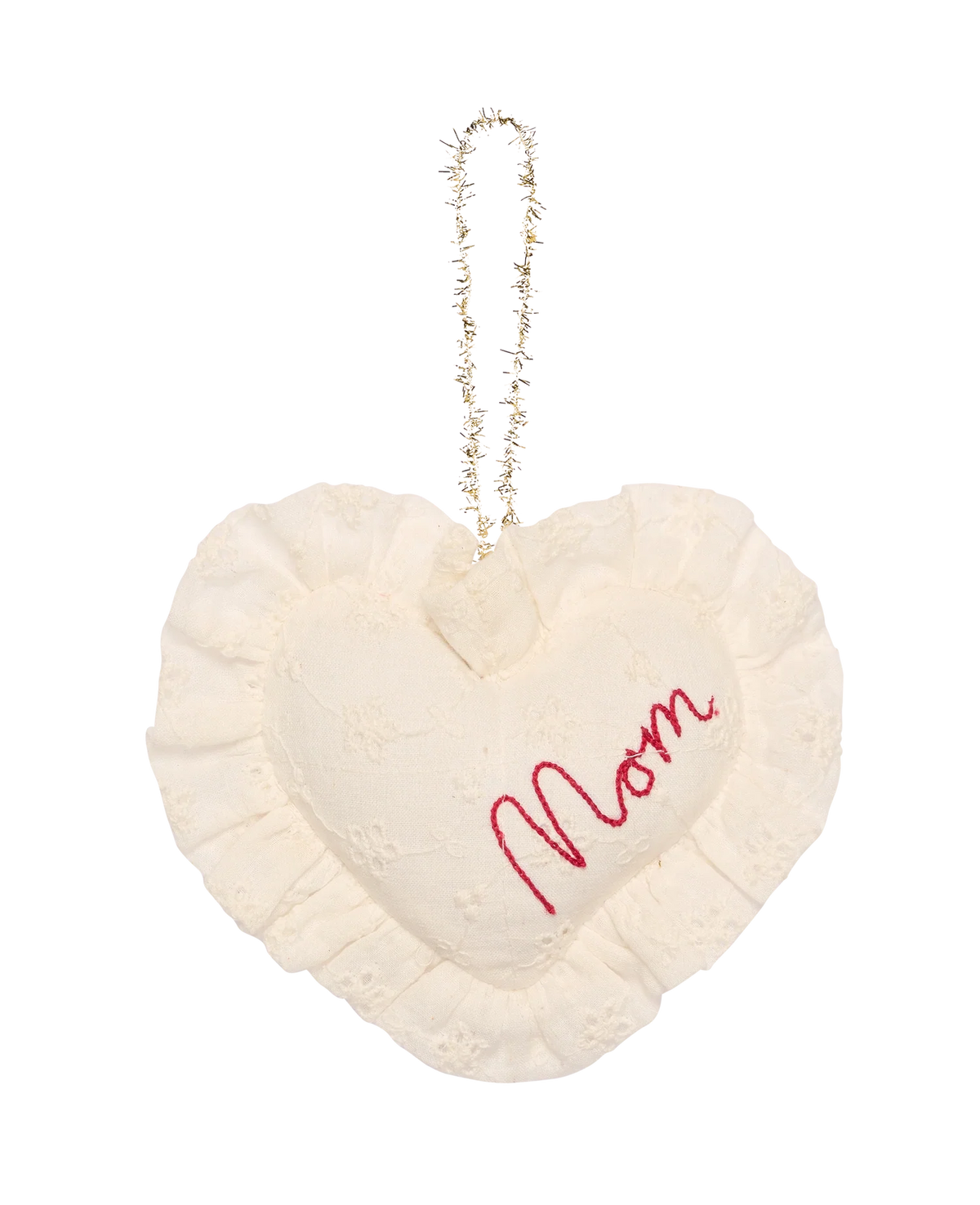 SWEETHEART ORNAMENT - OFF WHITE
