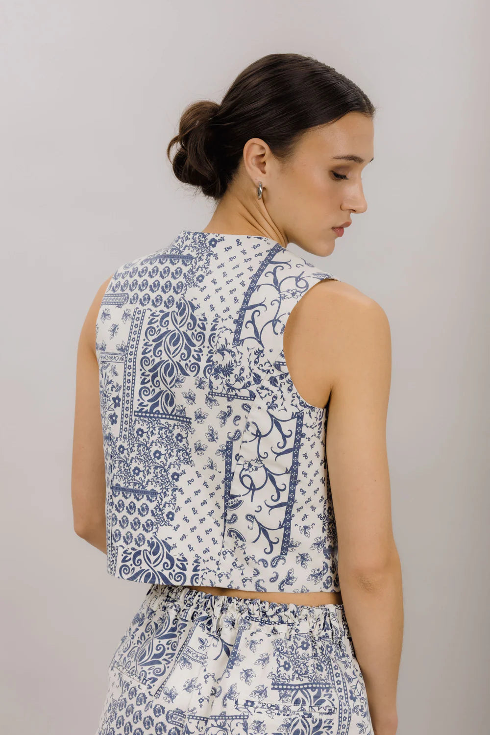TERINA TOP - NAVY