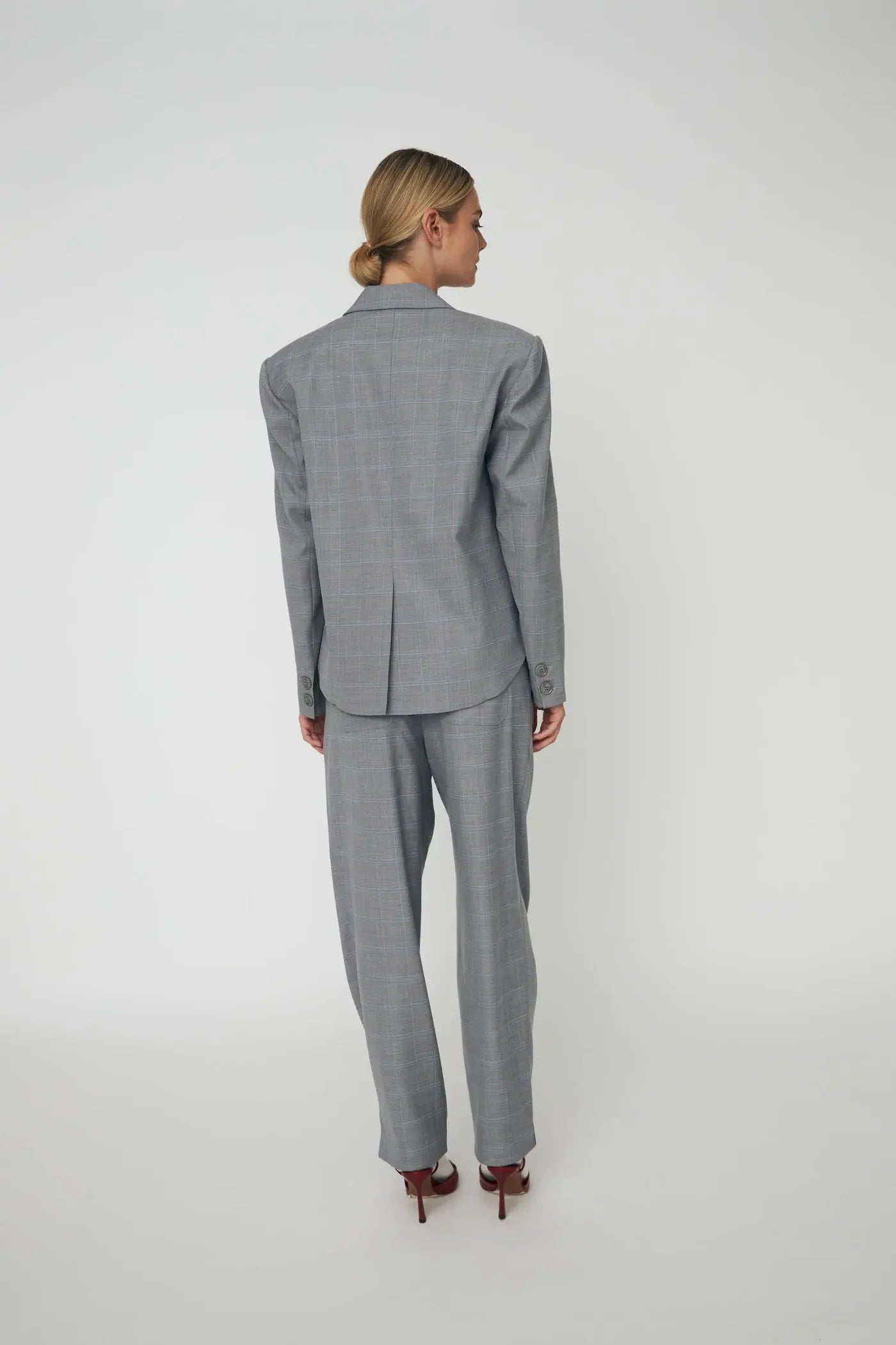 SMOKING BLAZER - LIGHT GREY