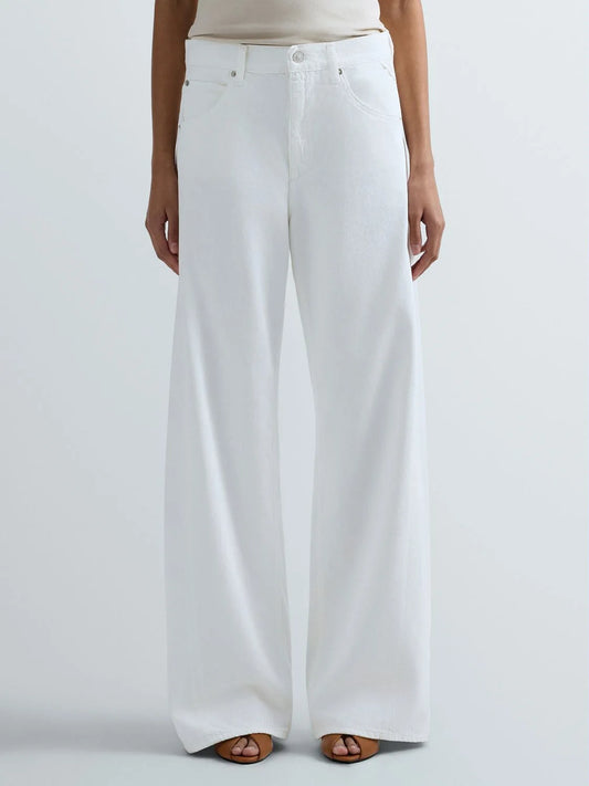 NARJA BAGGY - FIT JEANS - NATUR HVID